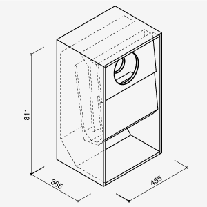バックロードホーンスピーカーボックス